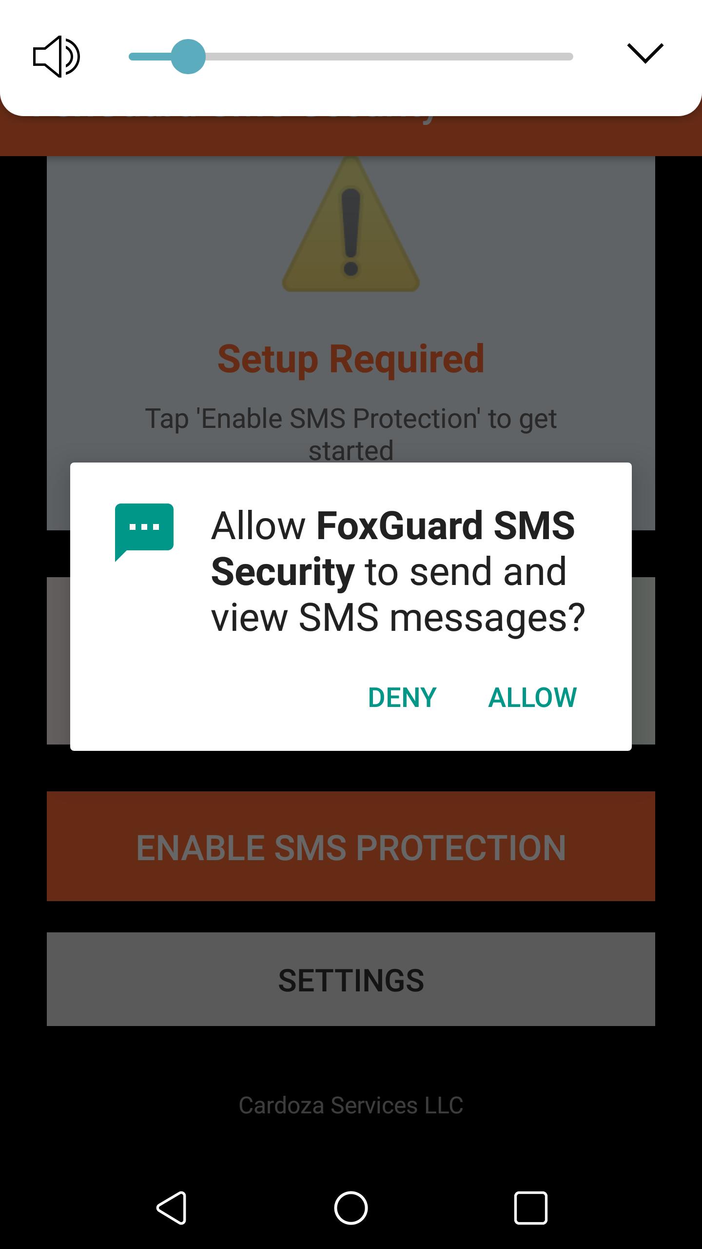 Permission Setup